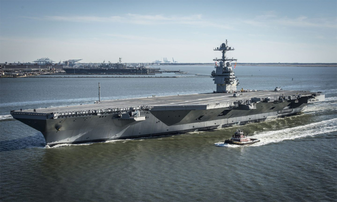 U.S. to Name Two Aircraft Carriers After Presidents Clinton and Bush