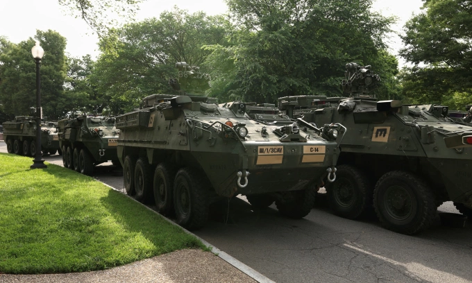U.S. Holds Historic Military Parade in Washington to Celebrate Army’s 250th Anniversary