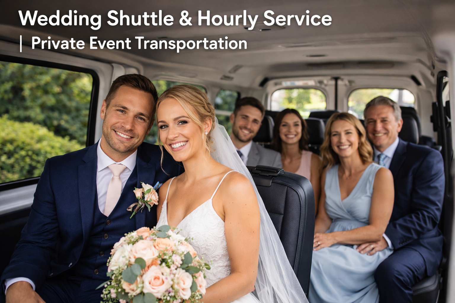 Wedding & Hourly Shuttle Service | Private Event Transportation
